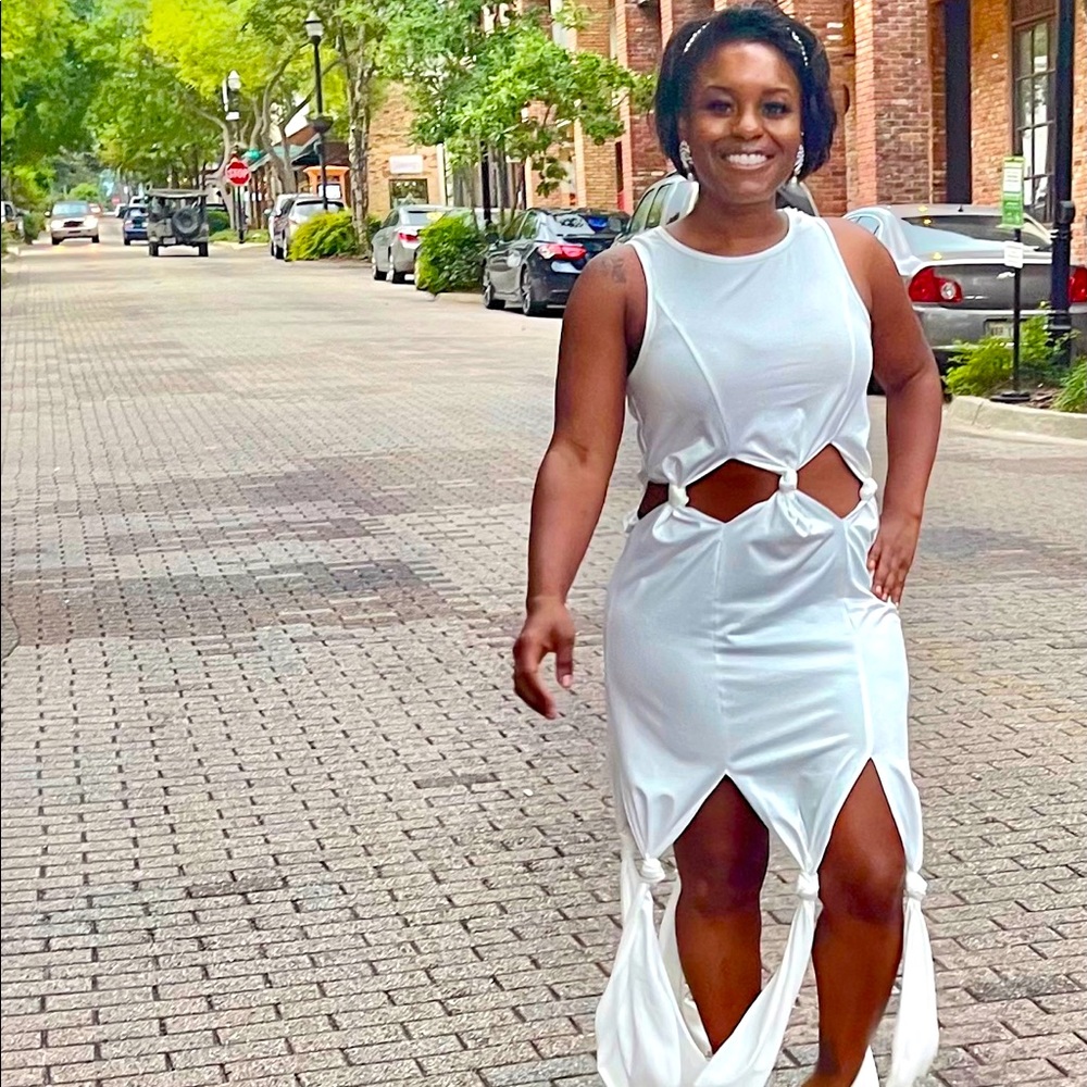 Cut out dress worn once